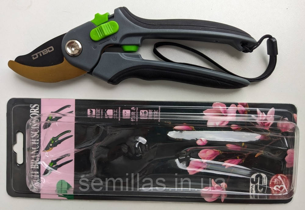 Секатор садовий, сталь SK5, ножиці для обрізки бонсай, фруктові дерева, квіти, гілки.