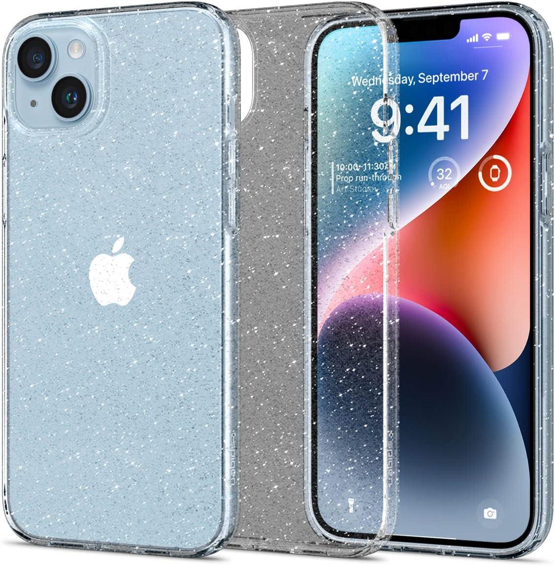 Чохол Spigen для iPhone 14 — Liquid Crystal Glitter, Crystal Quartz (ACS05034)