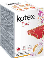 Щоденні гігієнічні прокладки Kotex Normal Deo 20 шт (5029053548227)