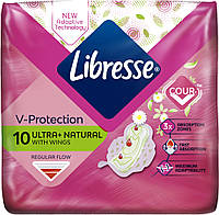 Гігієнічні прокладки Libresse Ultra Normal Aloe Vera & Camomile 10 шт (7322540344059)