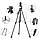 Універсальний штатив TriPod 3388 0.50-1.35 м з пультом, фото 3