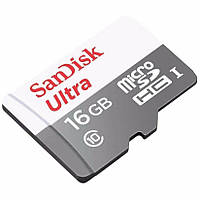 Карта пам`яті SANDISK micro SD 16Gb Ultra Class 10