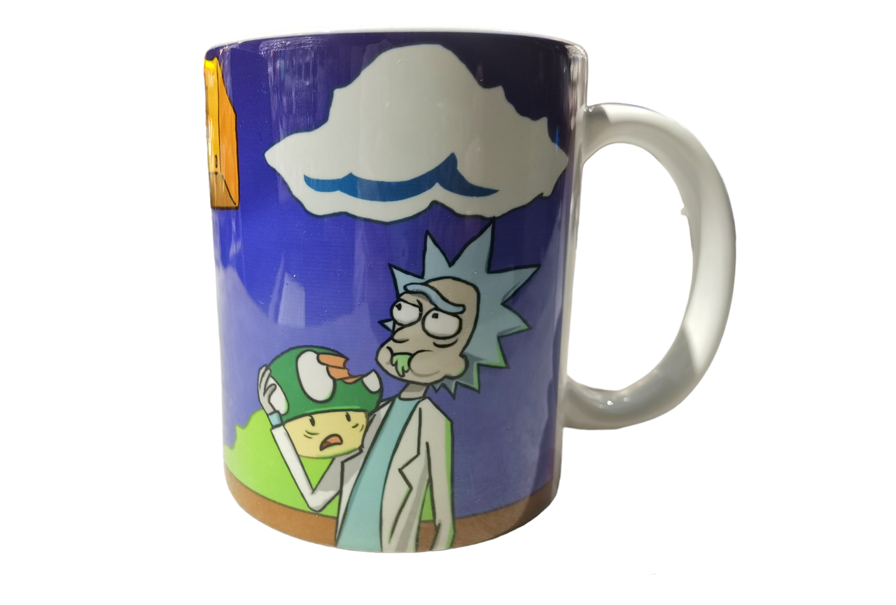 Чашка по мотивам Рік та Морті V1 (Rick and Morty версія Mario), фото 1