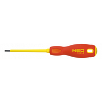 Отвертка Neo Tools шлицевая 3.0 x 100 мм, 1000 В , CrMo 04-052 DAS