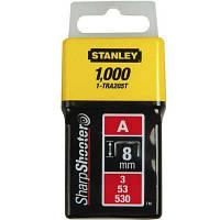 Скобы Stanley Light Duty тип а, 8мм, 1000шт 1-TRA205T DAS