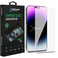 Стекло защитное BeCover Apple iPhone 14 Pro Max 3D Crystal Clear Glass 708087 DAS