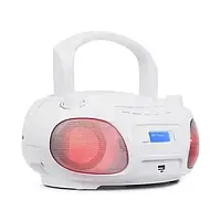 Бумбокс, програвач AUNA Roadie DAB CD Player +FM + Bt (10032059) Led підсвітка