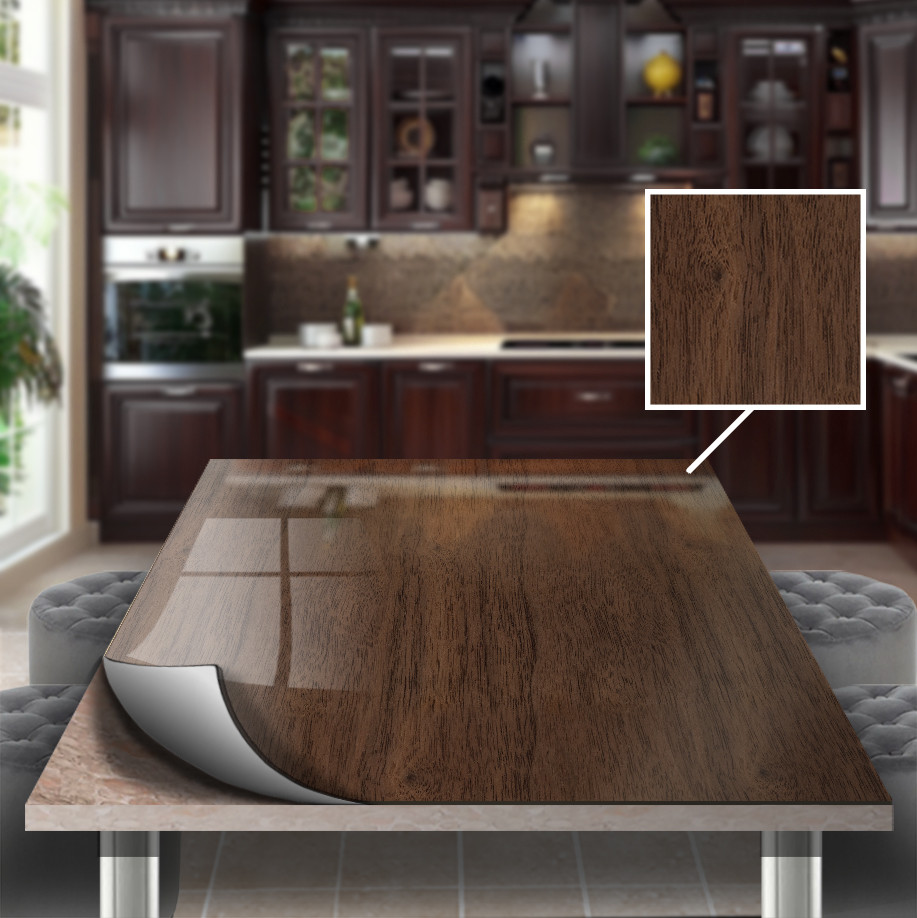 Покриття для столу силіконове м’яке скло з фотодруком Дерево 80 х 120 см, 1,2 мм, фото 1