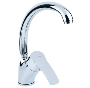 Змішувач ML Ø40 для кухні гусак вухо лат. шток на гайці AQUATICA (ML-4B441C)