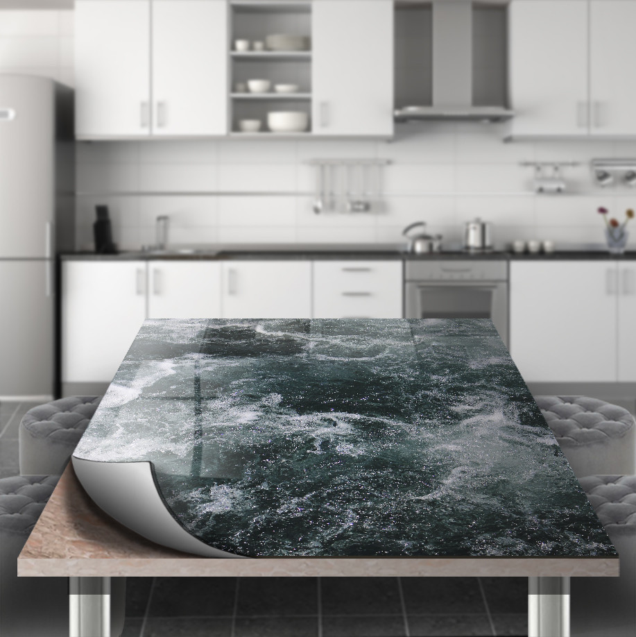 Покриття для столу, м'яке скло з фотодруком, Джакузі 60 х 120 см (1,2 мм), фото 1