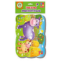 Пазл на магните «Корова и теленок», Vladi Toys