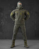 Водонепроницаемый Тактический костюм олива softshell, Военный костюм олива на флисе okop юа Воин