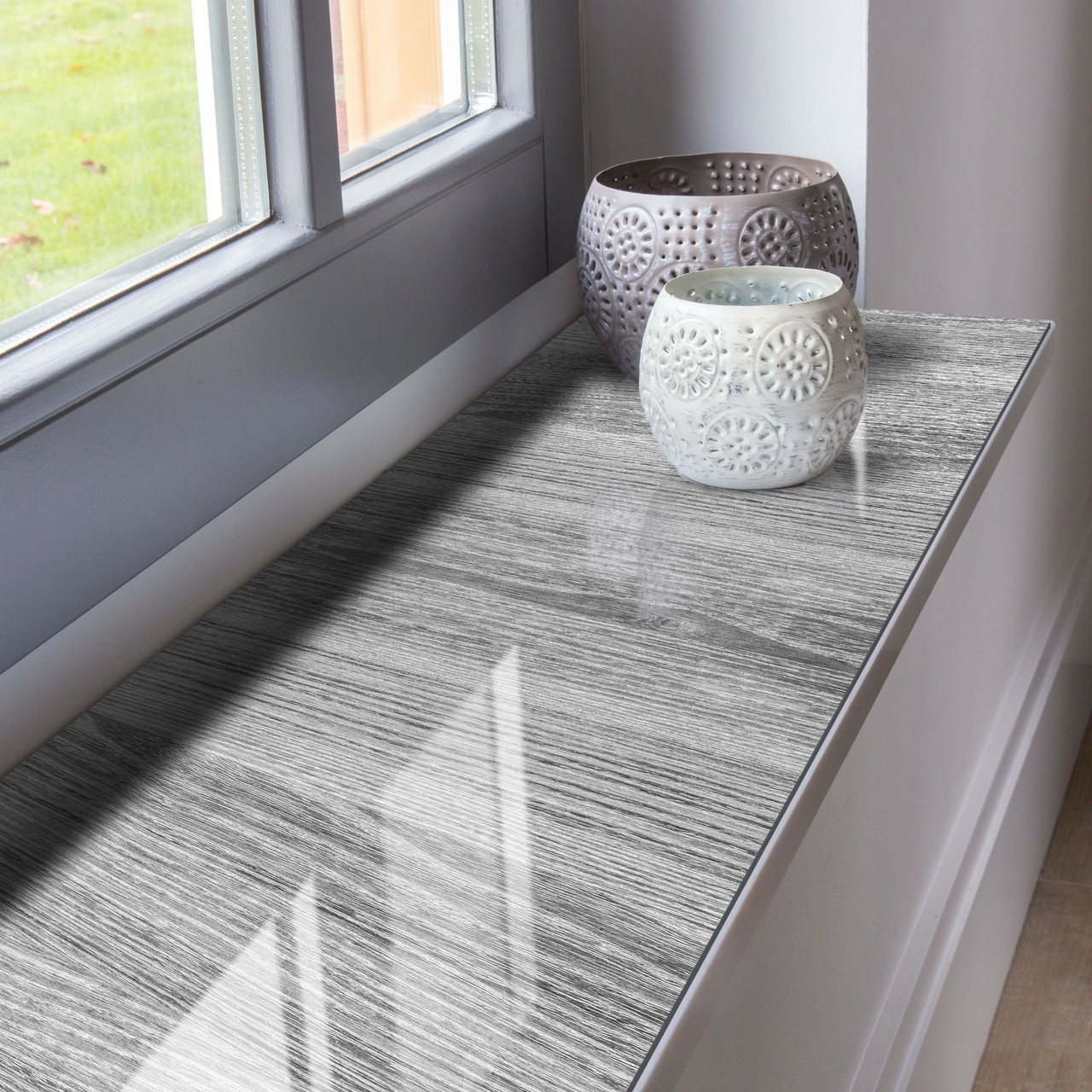 Покриття для підвіконня, м'яке скло з фотодруком Дерево 60х160 см, фото 1