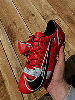 Бутсы Nike Air Zoom Mercurial Vapor XIV FG Красные Найк вапор красные Футбольная обувь с шипами Для футбола