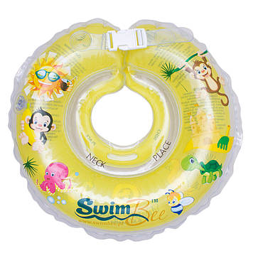 Круг для купання SwimBee 1111-SB-02, жовтого кольору