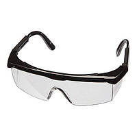 Очки защитные поликарбонат (прозрачные) регулируемые заушники INTERTOOL SP-0080