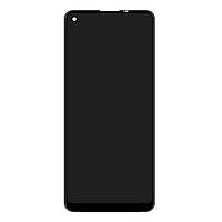 Дисплей (экран) LG K51, High quality, С сенсорным стеклом, Без рамки, Черный