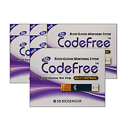 Тест-смужки SD CodeFree 6 паковань