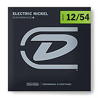 Струны для электрогитары DUNLOP DEN1254 PERFORMANCE+ ELECTRIC GUITAR STRINGS (12-54)