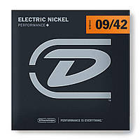 Струни для електрогітари DUNLOP DEN0942 PERFORMANCE+ ELECTRIC GUITAR STRINGS (09-42)