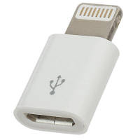 Переходник PowerPlant Apple Lightning 8-pin to Micro USB (DV00DV4047) ha