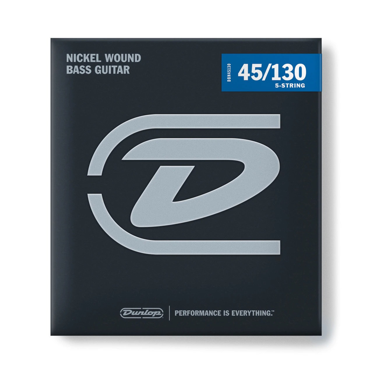 Струни для 5-струнної бас-гітари DUNLOP DBN45130 NICKEL WOUND MEDIUM 5-STRING 45-130
