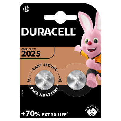 Батарейка Duracell CR 2025 / DL 2025 * 2 (5000394203907 / 5008922) mb ha - фото 2 - id-p2188347403