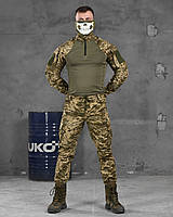 Костюм тактический военный пиксель ВСУ убакс+штаны, Военная форма пиксель рип-стоп okop юа Воин