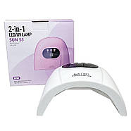 Лампа для манікюру САН, лампа для гель лаку SUN S3 LED\UV 88 Вт потужна манікюрна лампа, фото 4