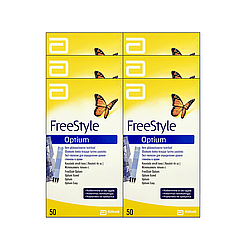 Тест смужки Фрі Стайл Оптіум 6 паковань