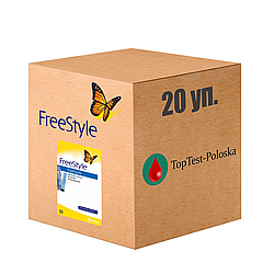 Тест смужки Фрі Стайл Оптіум 20 паковань