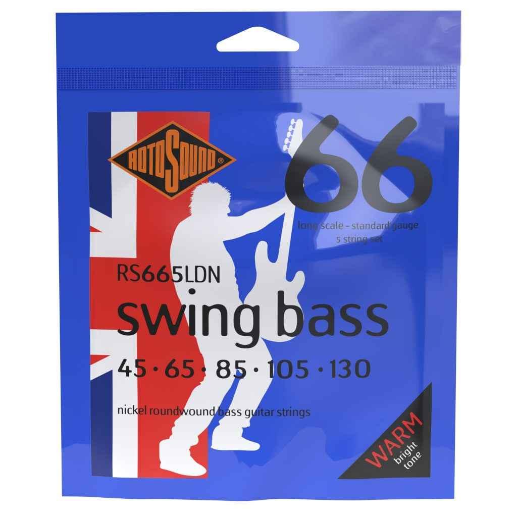 Струни для 5-струнної бас-гітари ROTOSOUND RS665LDN