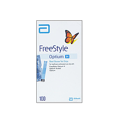 Тест смужки ФріСтайл Оптіум H (FreeStyle Optium H) 100 шт.