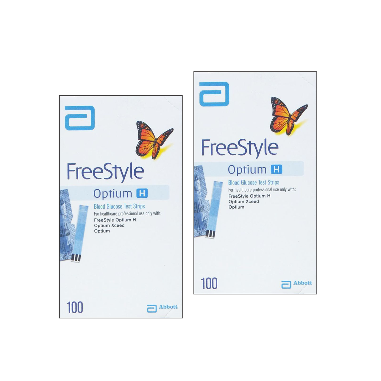Тест смужки Фрі Стайл Оптіум H (Freestyle Optium H) 2 пачки