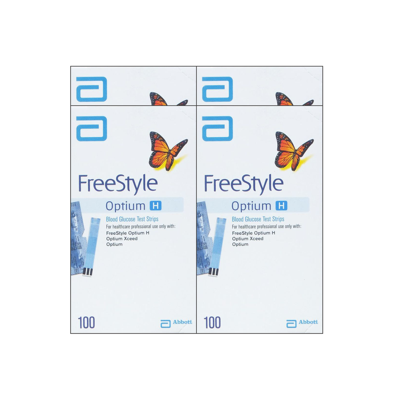 Тест смужки ФріСтайл Оптіум H (FreeStyle Optium H) 4 пачки
