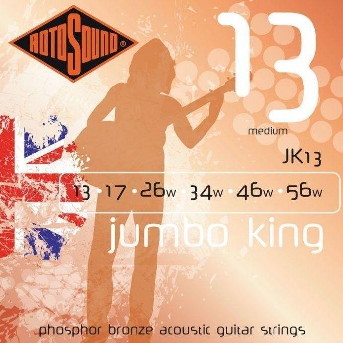 Струни для акустичної гітари ROTOSOUND JK13