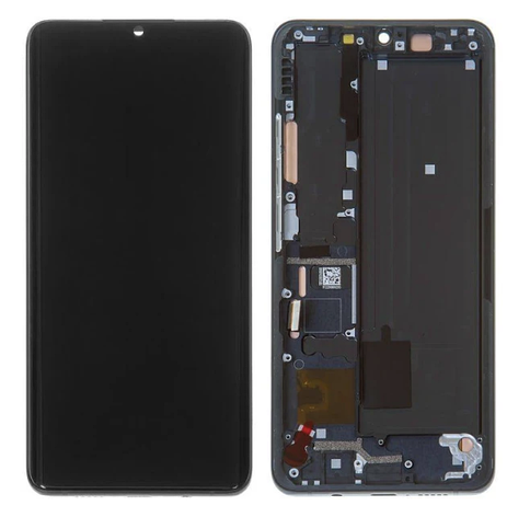 Дисплей (екран) для Xiaomi Mi Note 10/Mi Note 10 Lite/Mi Note 10 Pro/Mi CC9 Pro + тачскрин, чорний, з передньою, фото 1
