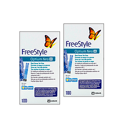 Тест смужки Фрі Стайл Оптіум Нео H (Freestyle Optium Neo H) 2 пачки
