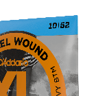 Струни для 8-струнної електрогітари D`ADDARIO EXL140-8 XL NICKEL WOUND LIGHT TOP / HEAVY BOTTOM 8-STRING (10-74), фото 5