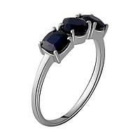 Серебряное кольцо OgoSilver с натуральным сапфиром 2.025ct, вес изделия 2,14 гр (2057567) 18 размер