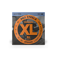 Струни для електрогітари D`ADDARIO EPS540 XL PROSTEELS LIGHT TOP / HEAVY BOTTOM (10-52)