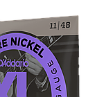Струни для електрогітари D`ADDARIO EPN115 XL PURE NICKEL BLUES/JAZZ ROCK (11-48), фото 5