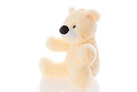 Мягкая игрушка медведь Бублик 45 см персиковый dl
