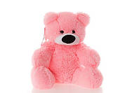 Мягкая игрушка медведь Бублик 45 см розовый dl