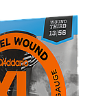Струни для електрогітари D`ADDARIO EJ22 XL NICKEL WOUND JAZZ MEDIUM (13-56), фото 5