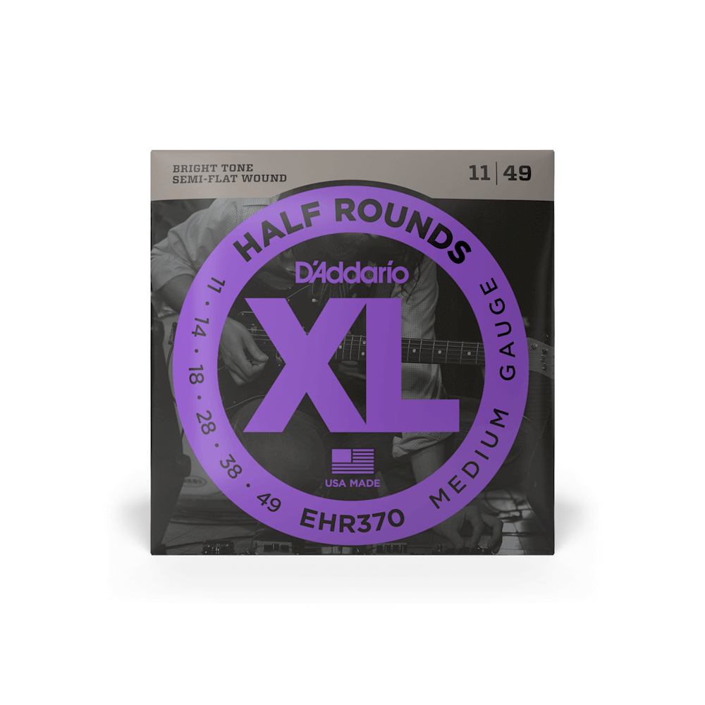 Струни для електрогітари D`ADDARIO EHR370 XL HALF ROUNDS MEDIUM (11-49)