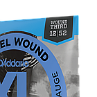 Струни для електрогітари D`ADDARIO EJ21 XL NICKEL WOUND JAZZ LIGHT (12-52), фото 5