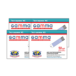 Тест-смужки Gamma MS 50 4 пачки