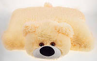 Подушка-игрушка Алина мишка 45 см персиковая dl