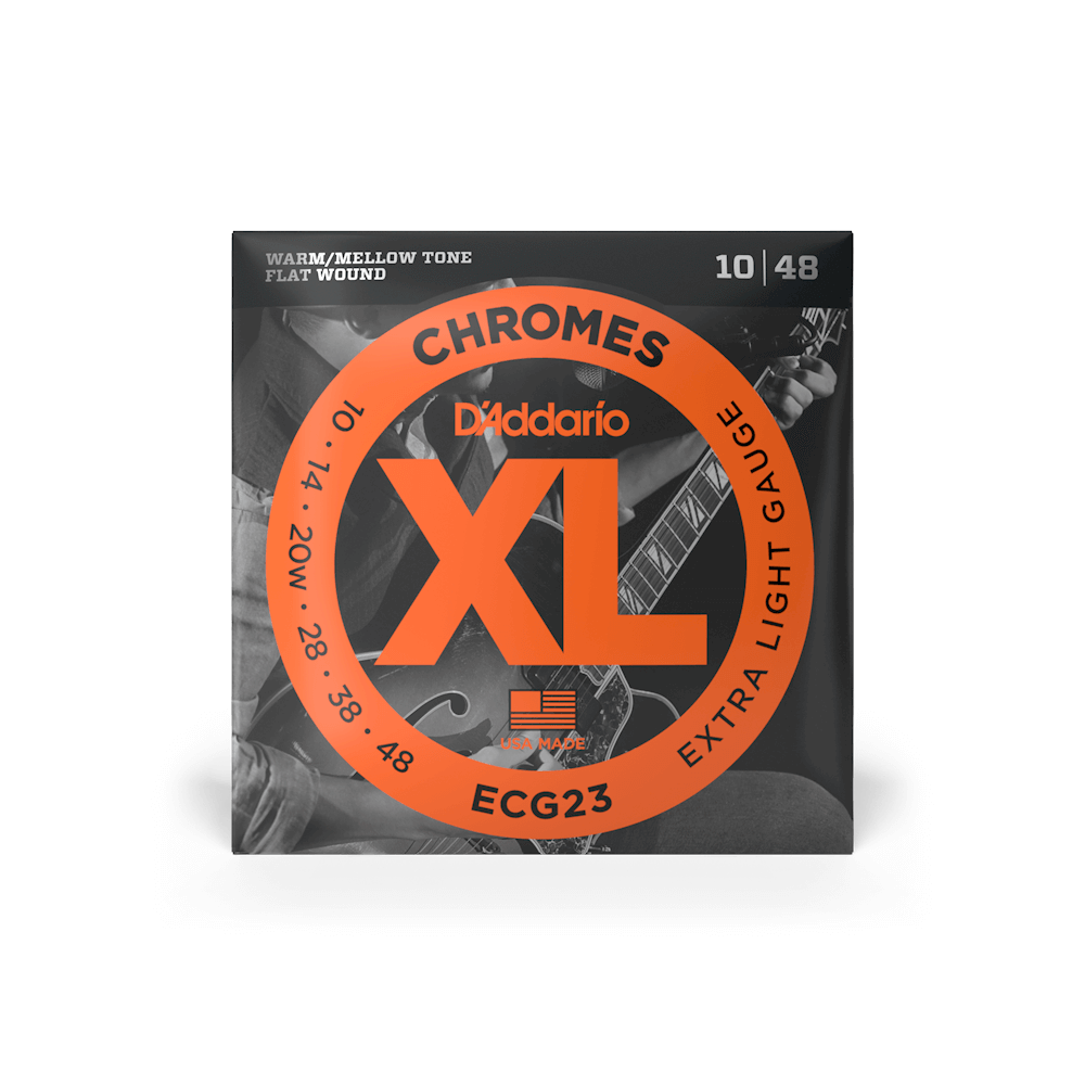 Струни для електрогітари D`ADDARIO ECG23 XL CHROMES EXTRA LIGHT (10-48)